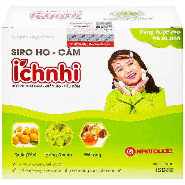 Hô hấp, ho, xoang cho trẻ em